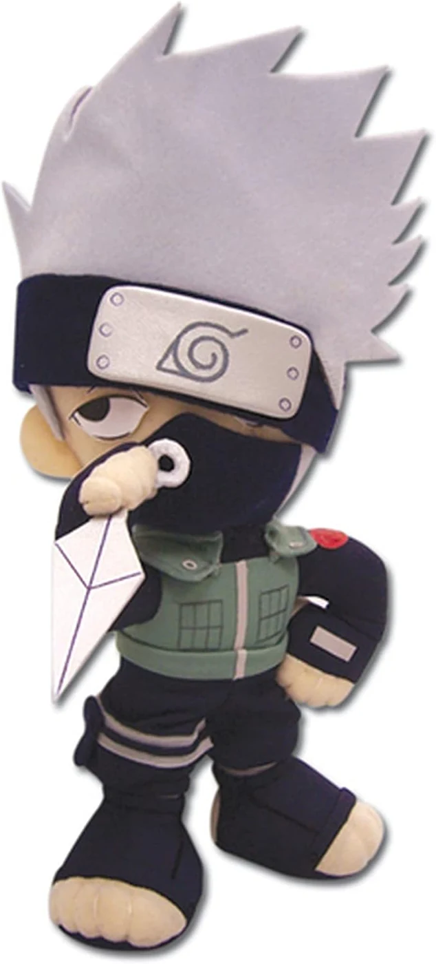Great Eastern Naruto Shippuden Kakashi 8" Plush, 15 years and over, Multi-Colored (GE-7037)
