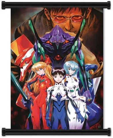 Wall Scrolls Neon Genesis Evangelion Anime Fabric Poster (16"x23") Inches