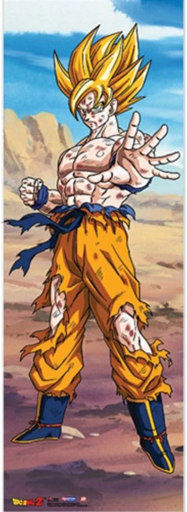 Great Eastern Entertainment Dragon Ball Z Goku Oversized Wall Scroll, 24 by 66-Inch