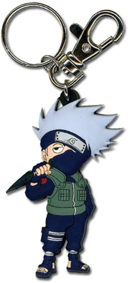Great Eastern Entertainment Naruto Shippuden SD Kakashi PVC Keychain,2"