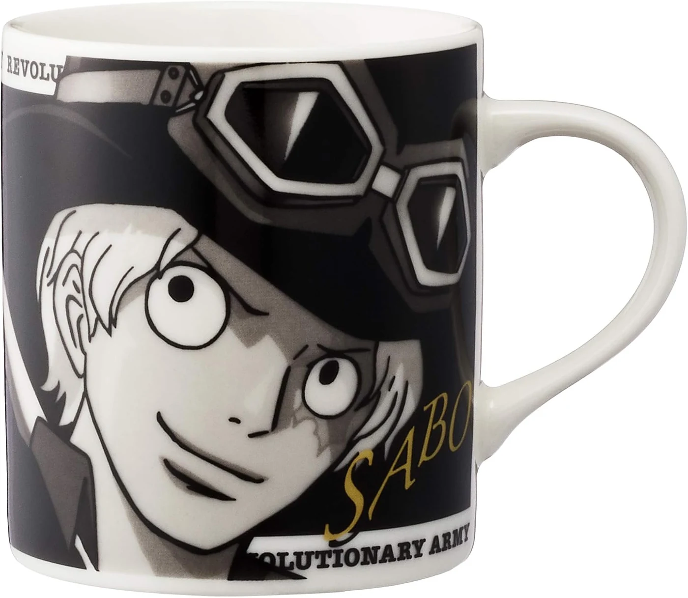 Anime One Piece 121117 Sabo Monochrome Mug, 3.1 inches (8 cm)