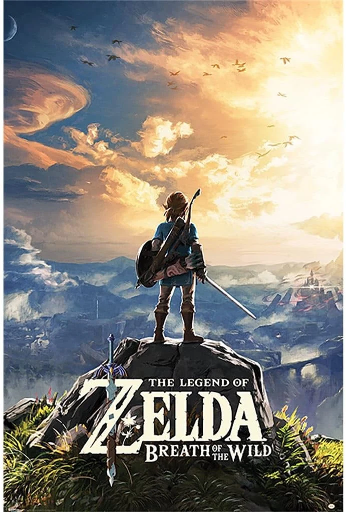 Pyramid America The Legend of Zelda Breath of The Wild Hyrule Video Game Gaming Cool Wall Decor Art Print Poster 60x90