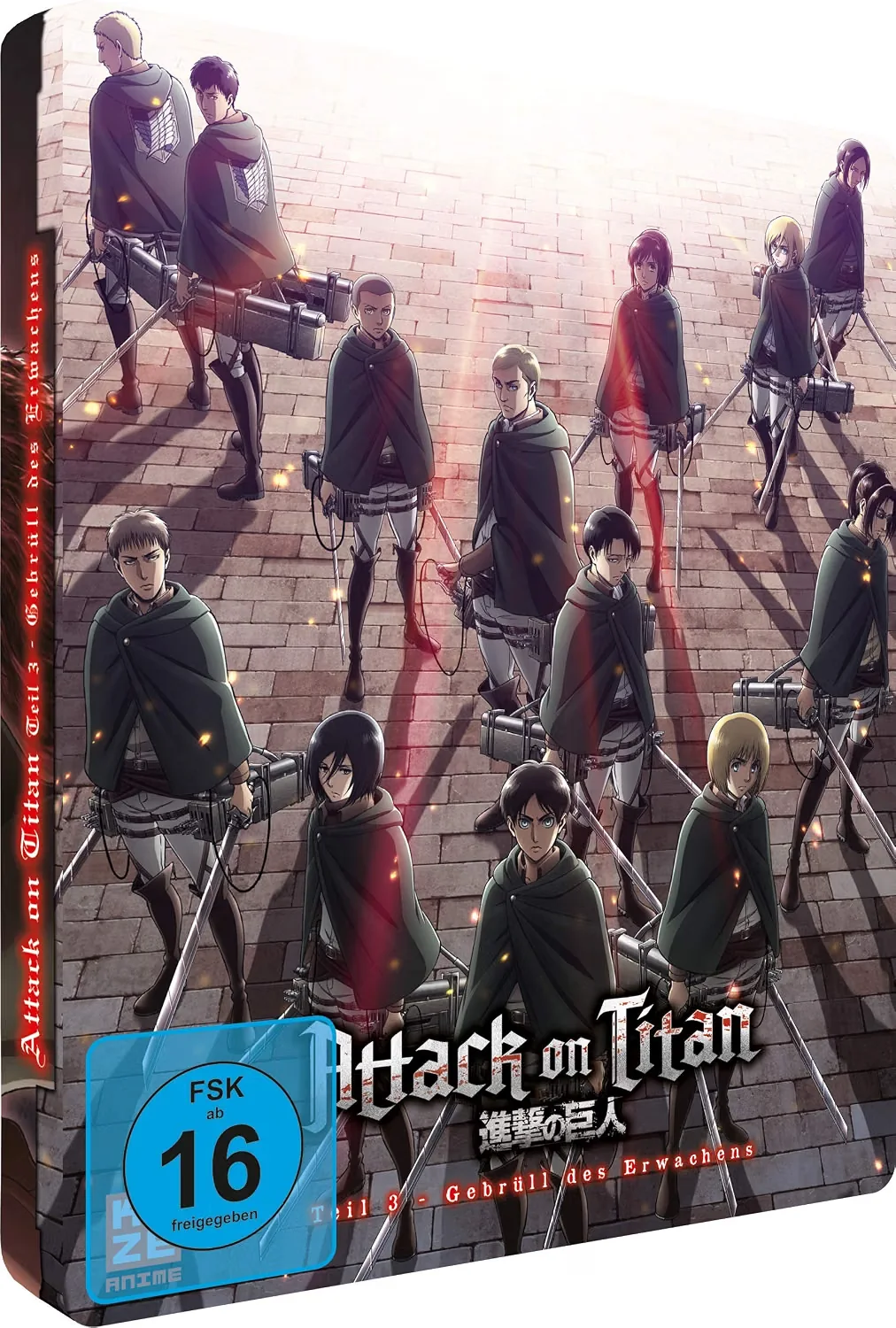 Attack on Titan - Anime Movie Teil 3: Gebrüll des Erwachens - Steelcase Blu-ray (Limited Edition): Deutsch