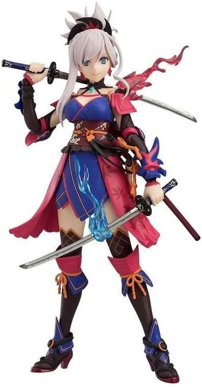 Fate/Grand Order: Saber/Miyamoto Musashi Figma Action Figure, Multicolor