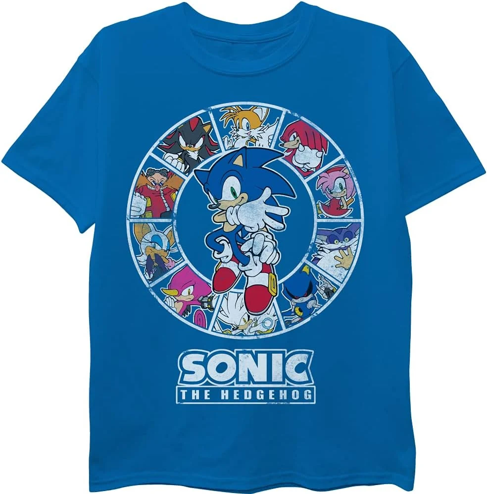 SEGA Boys' Sonic the Hedgehog Tee Shirt