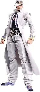 MediCos JoJo's Bizarre Adventure Part 4: Chozo Kado Jotaro Kujo Super Action Statue Figure, Multicolor