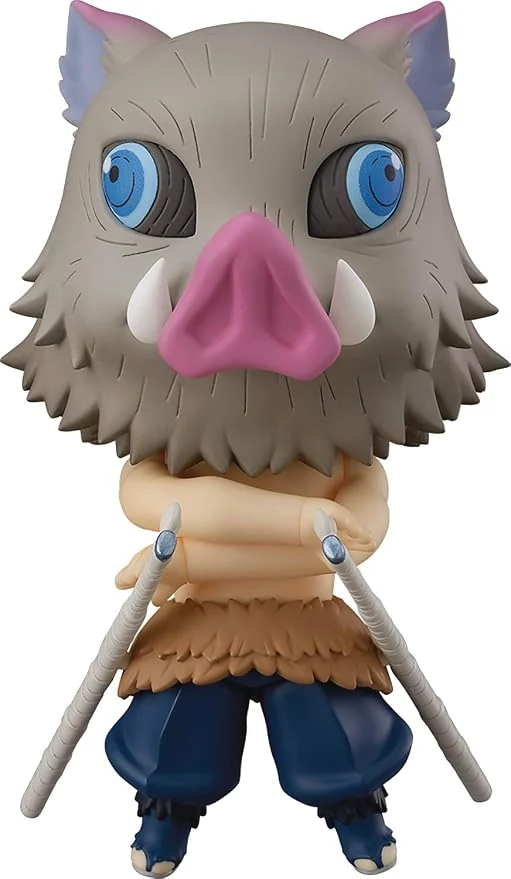 Good Smile Company Demon Slayer: Kimetsu no Yaiba: Inosuke Hashibira Nendoroid Action Figure, Multicolor