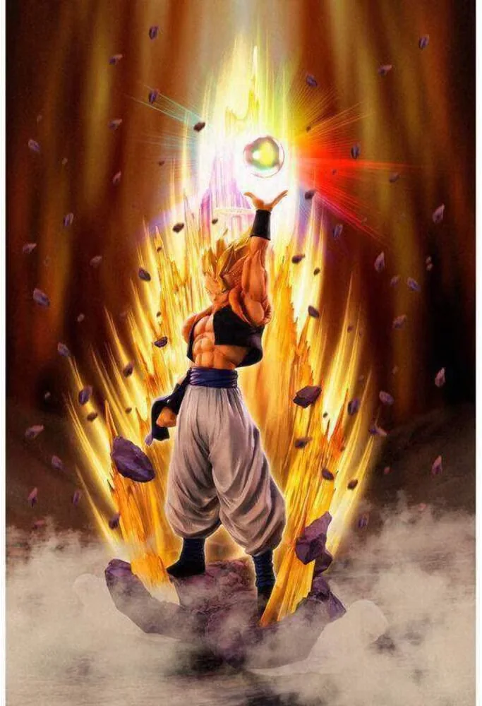 Bandai - Figurine DBZ - Super Saiyan Gogeta Fusion Reborn Figuarts Zero 28cm - 4573102608581