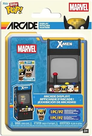 Funko Pop! Bitty Arcade Cabinet: Marvel - X-Men - Wolverine - Collectable Vinyl Figure - Gift Idea - Official Merchandise - Toys for Kids & Adults - Comic Fans - Figure for Collectors and Display
