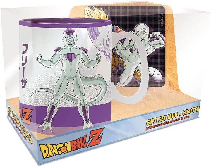 Dragon Ball Pck Mug 460 ml + Coaster Son Goku Vs Freezer
