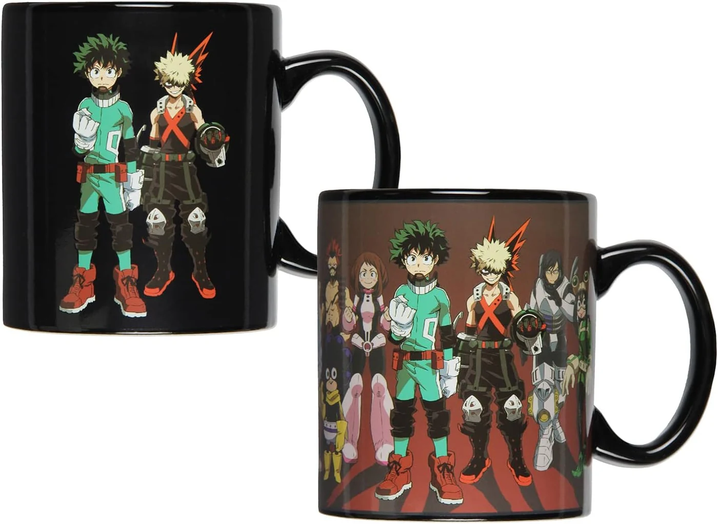 JUST FUNKY My Hero Academia Anime Manga Heat Reactive Color Changing 16 OZ. Tea Coffee Mug Cup