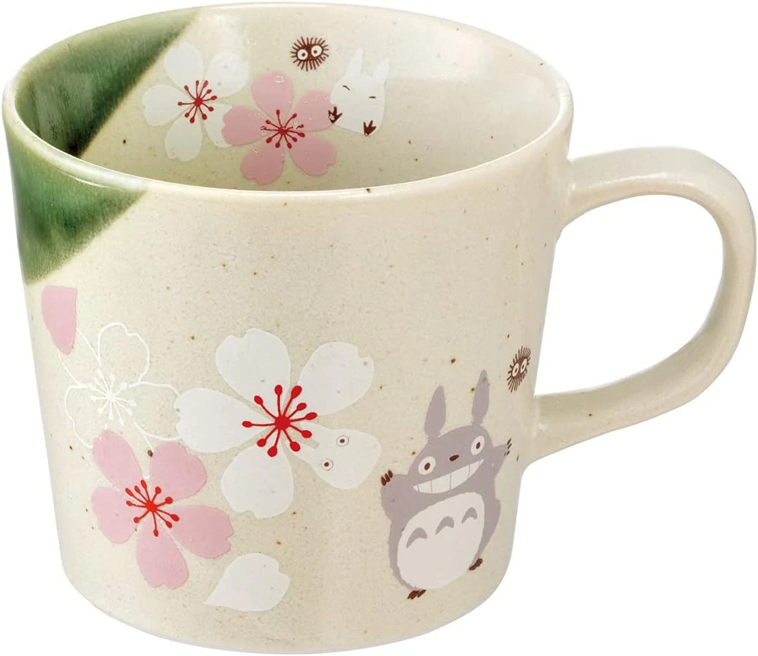 Studio Ghibli - My Neighbor Totoro - Sakura/Cherry Blossom, Skater Traditional Japanese Porcelain Dish Series - Mug