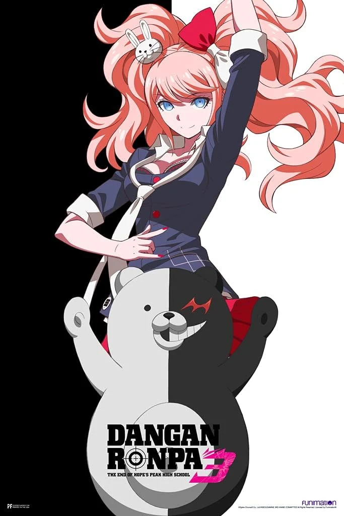 Monokuma Poster Danganronpa Anime Posters Mai Video Gaming Manga Merch Cool Wall Art Print Poster 12x18