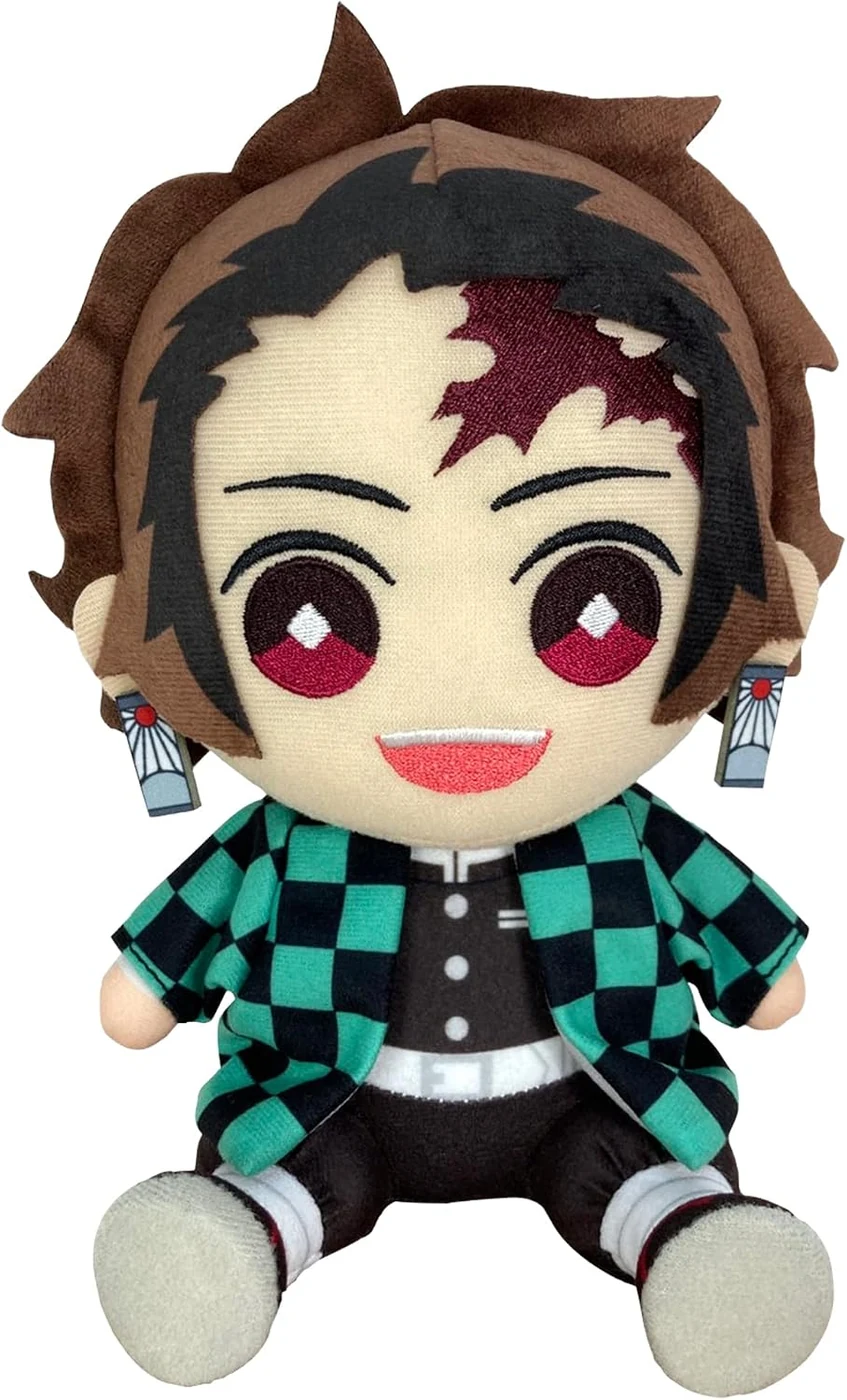 Great Eastern Entertainment Demon Slayer - Tanjiro Kamado Sitting Pose Plush 7" H