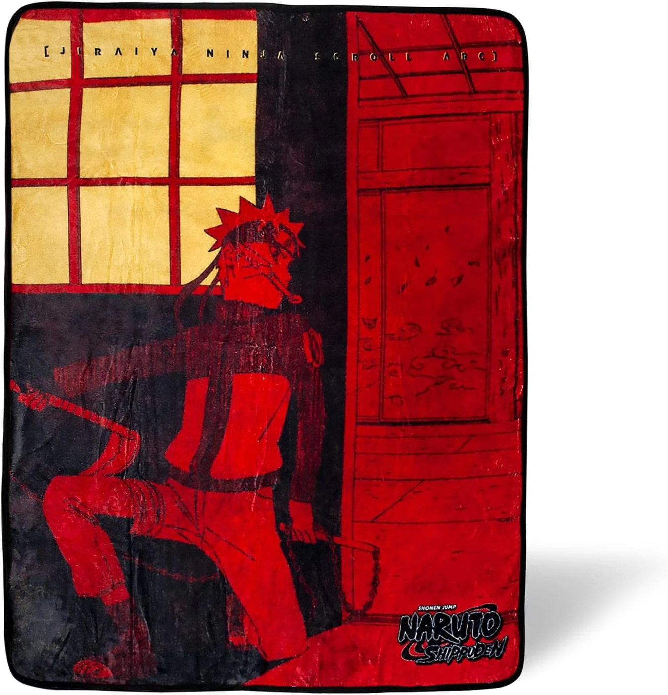 Naruto: Shippuden Ninja Plush Throw Blanket | Super Soft Fleece Blanket, Cozy Sherpa Cover for Sofa and Bed, Home Decor Room Essentials | Anime Manga Gifts | 45 x 60 Inches