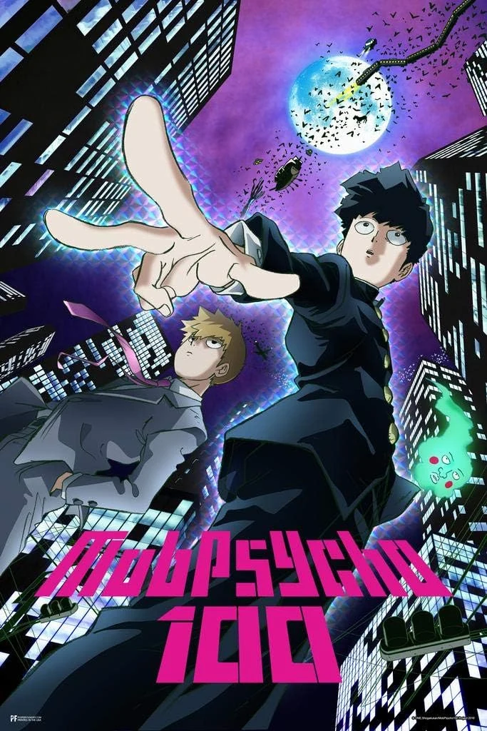 Mob Psycho 100 Poster Anime Series 1 Key Art Crunchyroll Merch 16x24