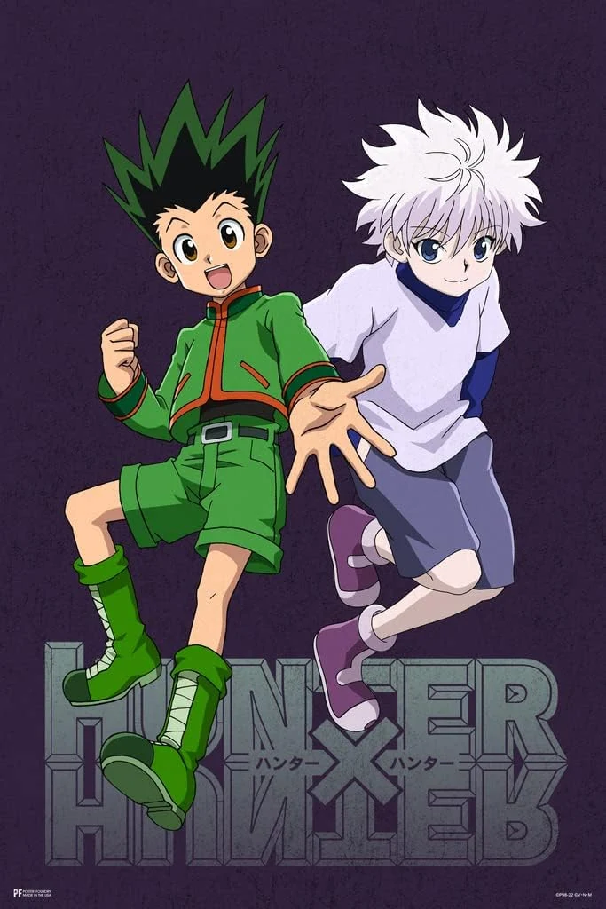 Hunter X Hunter Poster Merch Gon And Killua HXH Anime Posters Movie Manga Series Birthday Decorations Bedroom Cool Wall Art Print Poster 12x18