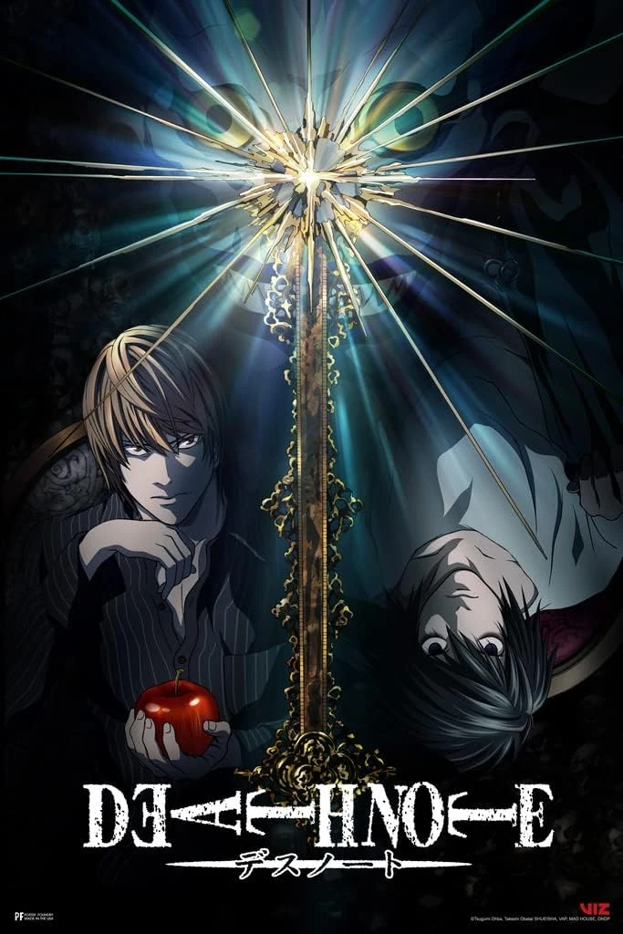Death Note Poster Light Yagami Merch Anime Cool Wall Art Print Poster 12x18