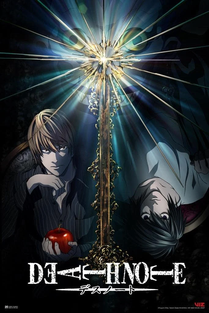 Death Note Poster Light Yagami Merch Anime Cool Wall Art Print Poster 16x24