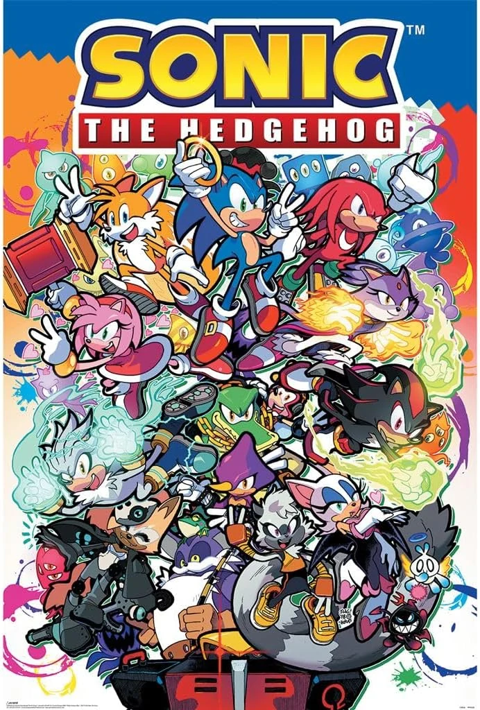 Pyramid International Sonic the Hedgehog Poster Sonic Comic Characters