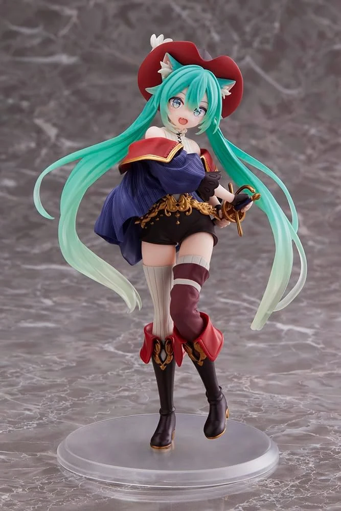 Taito Hatsune Miku Wonderland Figure ~Puss in Boots~ Figure, Multiple Colors (T40018)