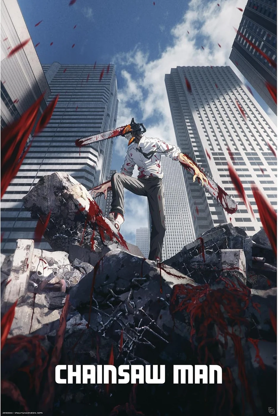 GB eye Chainsaw Man Key Visual Anime Poster 24"x36" Laminated Paper FSC Certified Home Room Office Decor Merch Gift