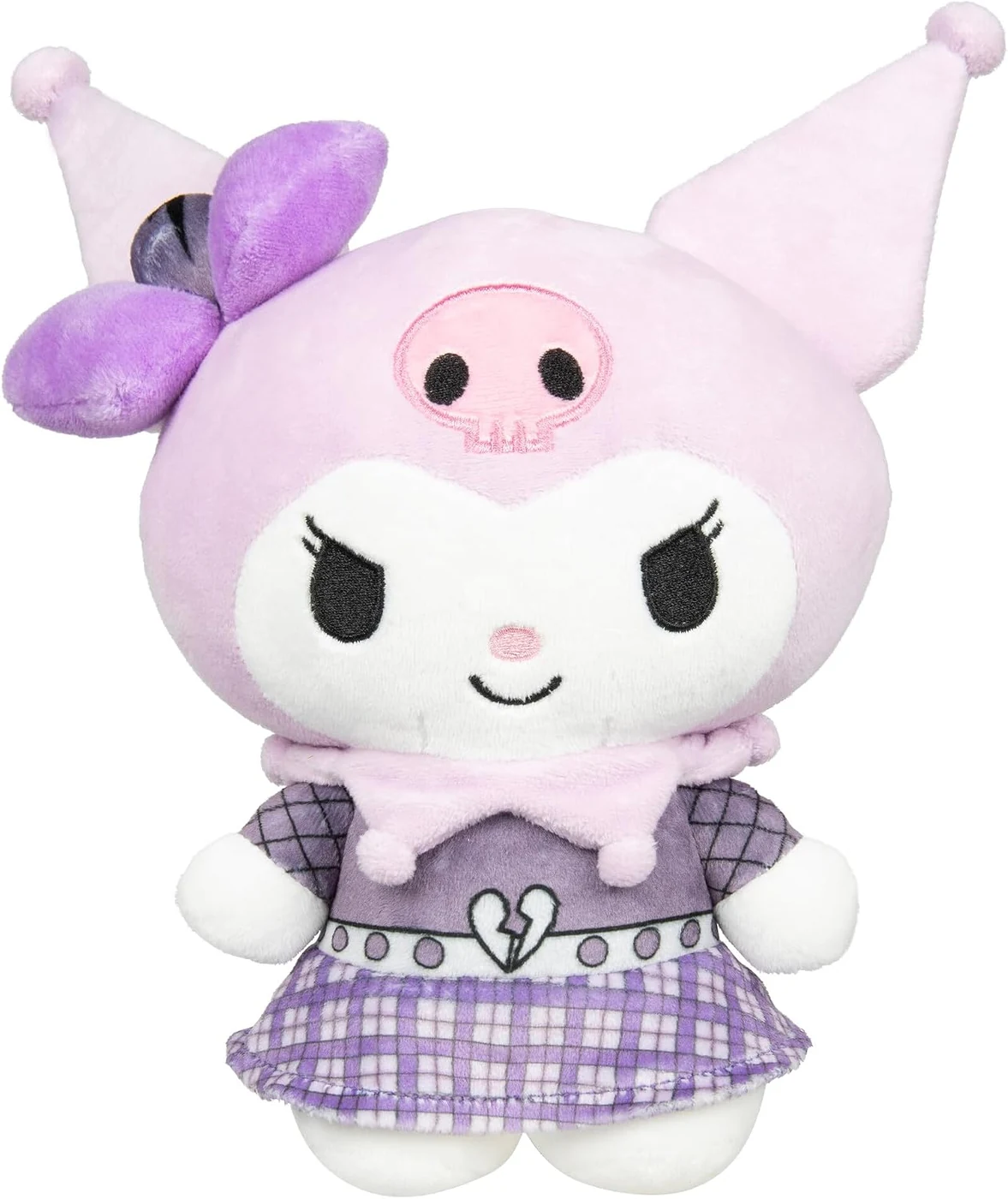 Jazwares Hello Kitty and Friends Series 2, Kuromi Punks Plush - Officially Licensed Sanrio Product from Ages 6+