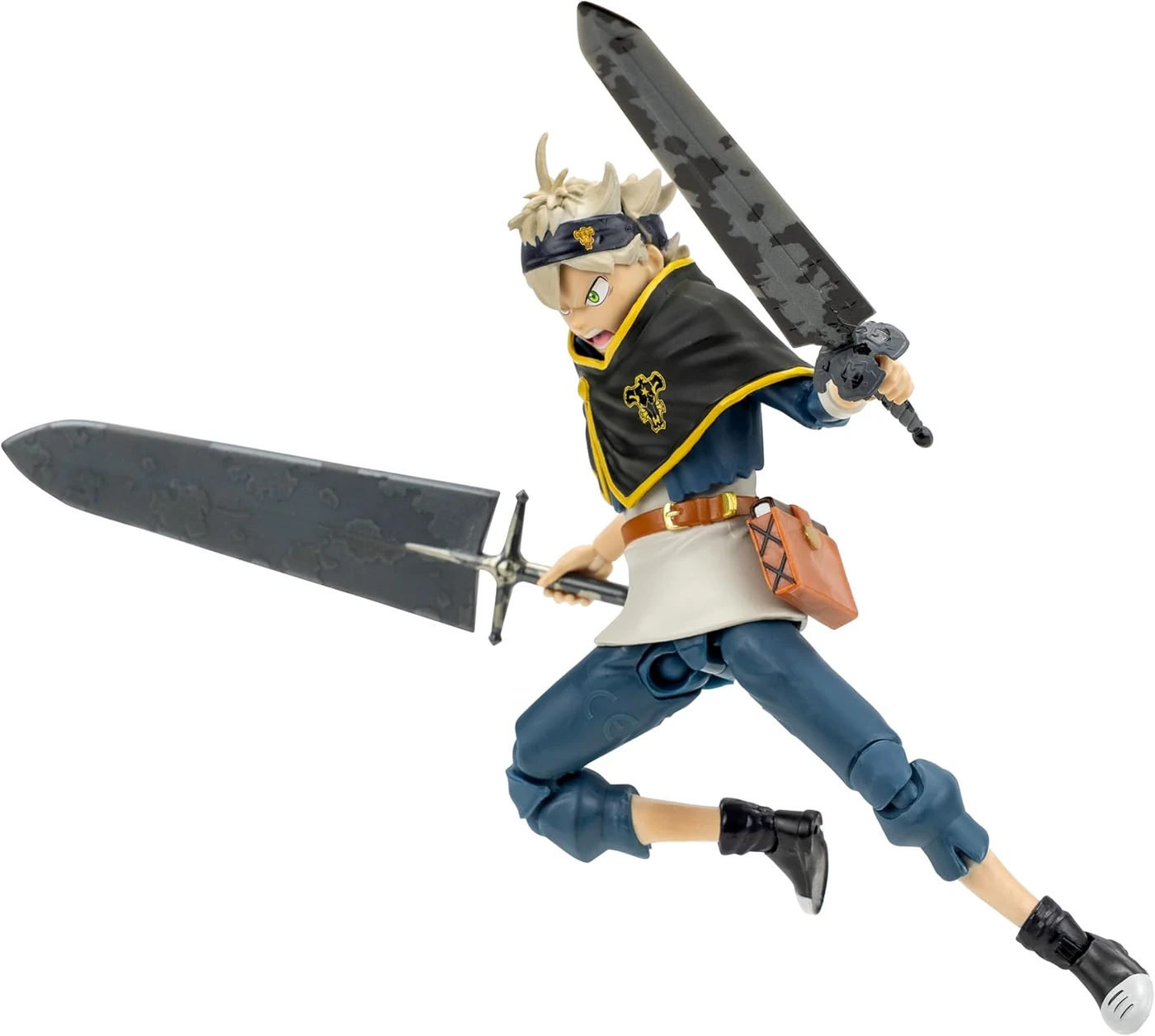 Total Anime Asta - 6.5-Inch Figure with Swappable Faceplates, Alternate Hands, and Sword Accessories