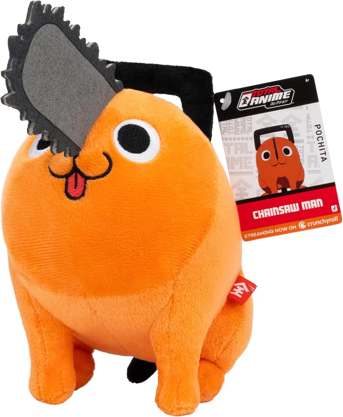 Total Anime Pochita - 8-Inch Super Soft Plush with Authentic Details from Chainsaw Man