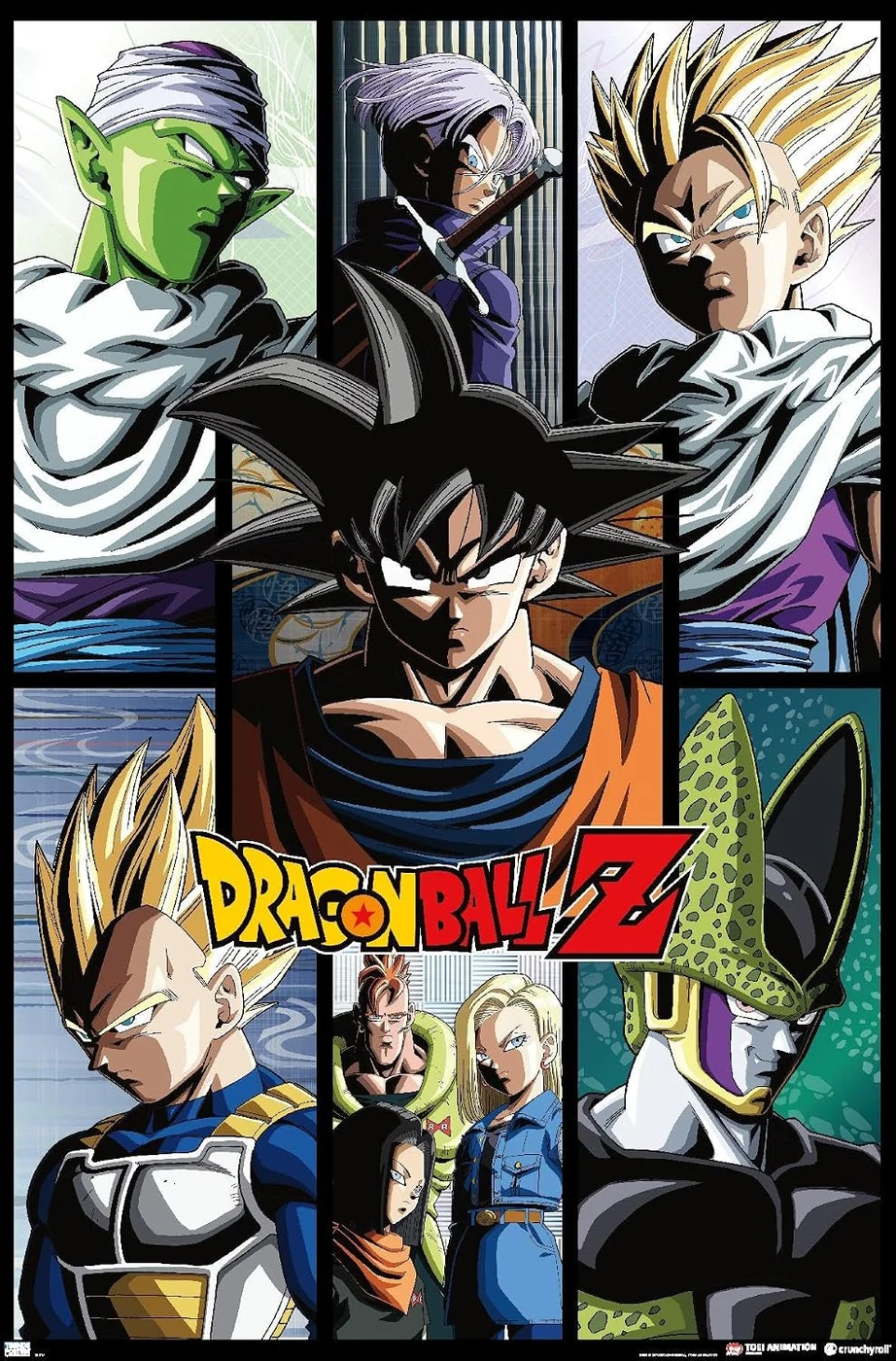 Dragon Ball Z - Grid Wall Poster, 34L" x 22.4W", Unframed Version