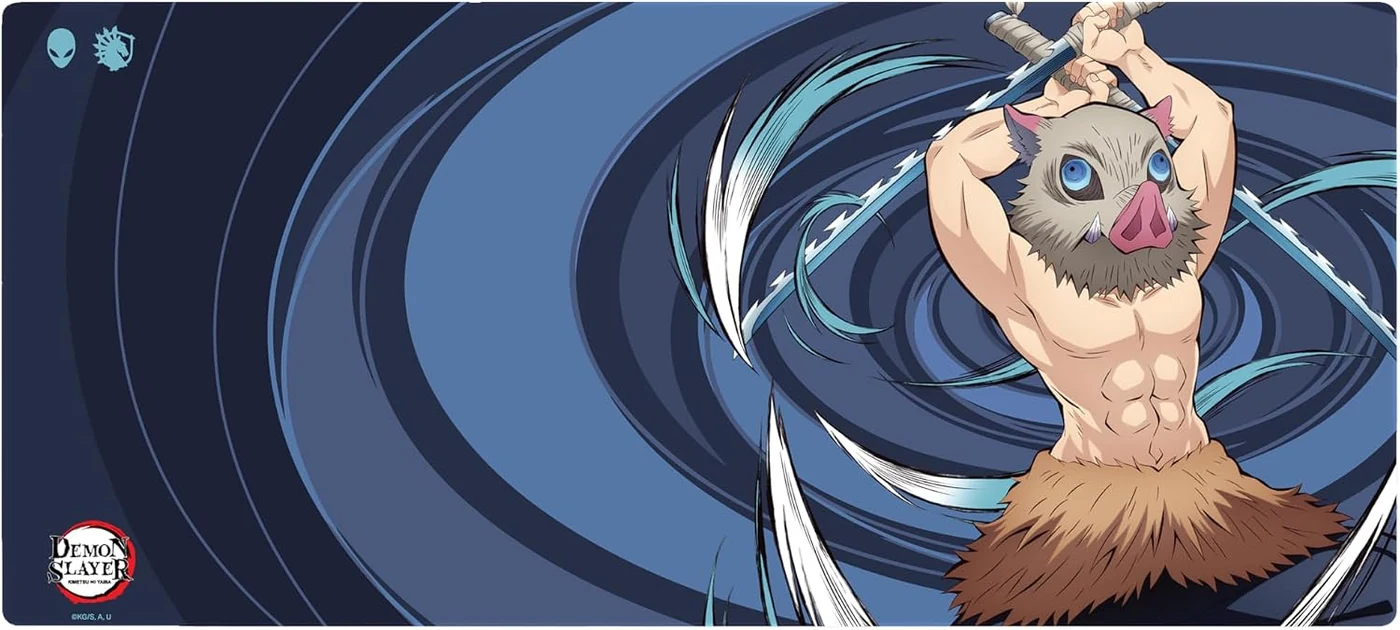 Demon Slayer Kimetsu No Yaiba Inosuke Gaming Mousepad, 35x16