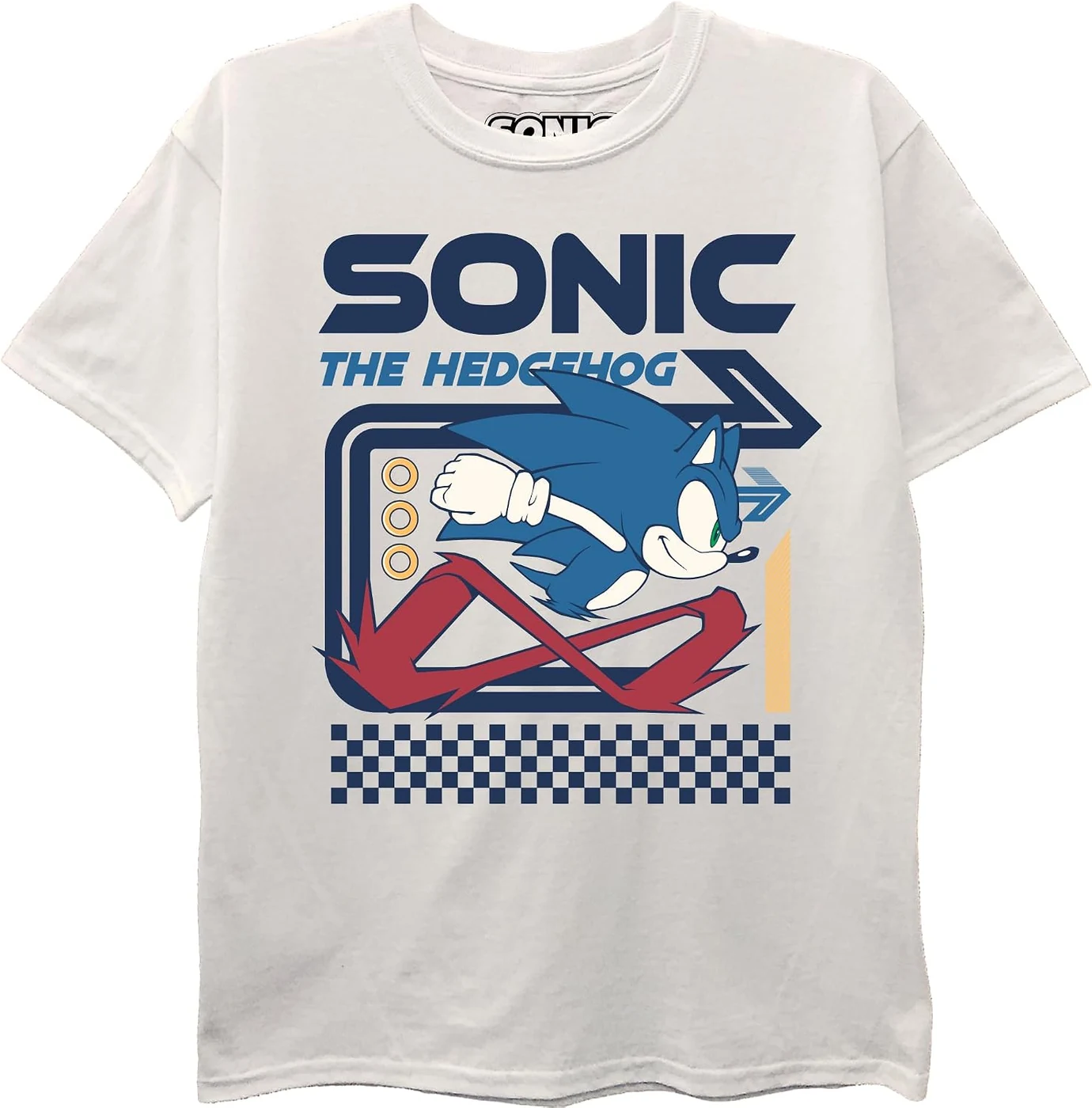 SEGA Boys' Sonic the Hedgehog Short Sleeve T-Shirt - Sizes 2-20
