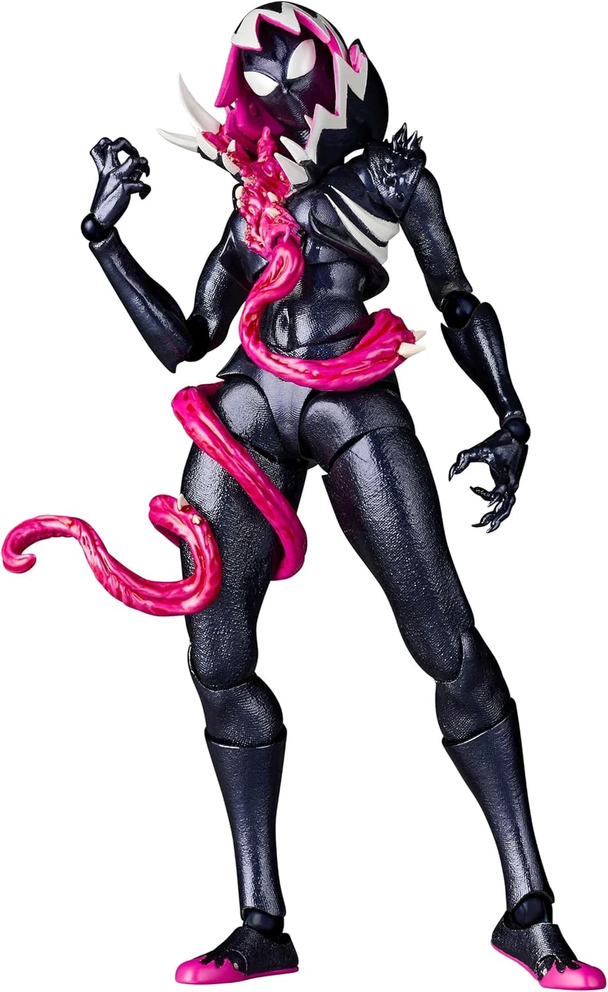 Kaiyodo Revoltech NR071 Amazing Yamaguchi Gwenom Total Height Approx. 5.9 inches (150 mm), Non-Scale, PVC, ABS, POM, Pre-Painted Action Figure