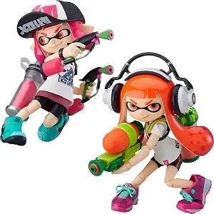 Good Smile Company Splatoon: Inkling Girls Figma Deluxe Action Figure Set