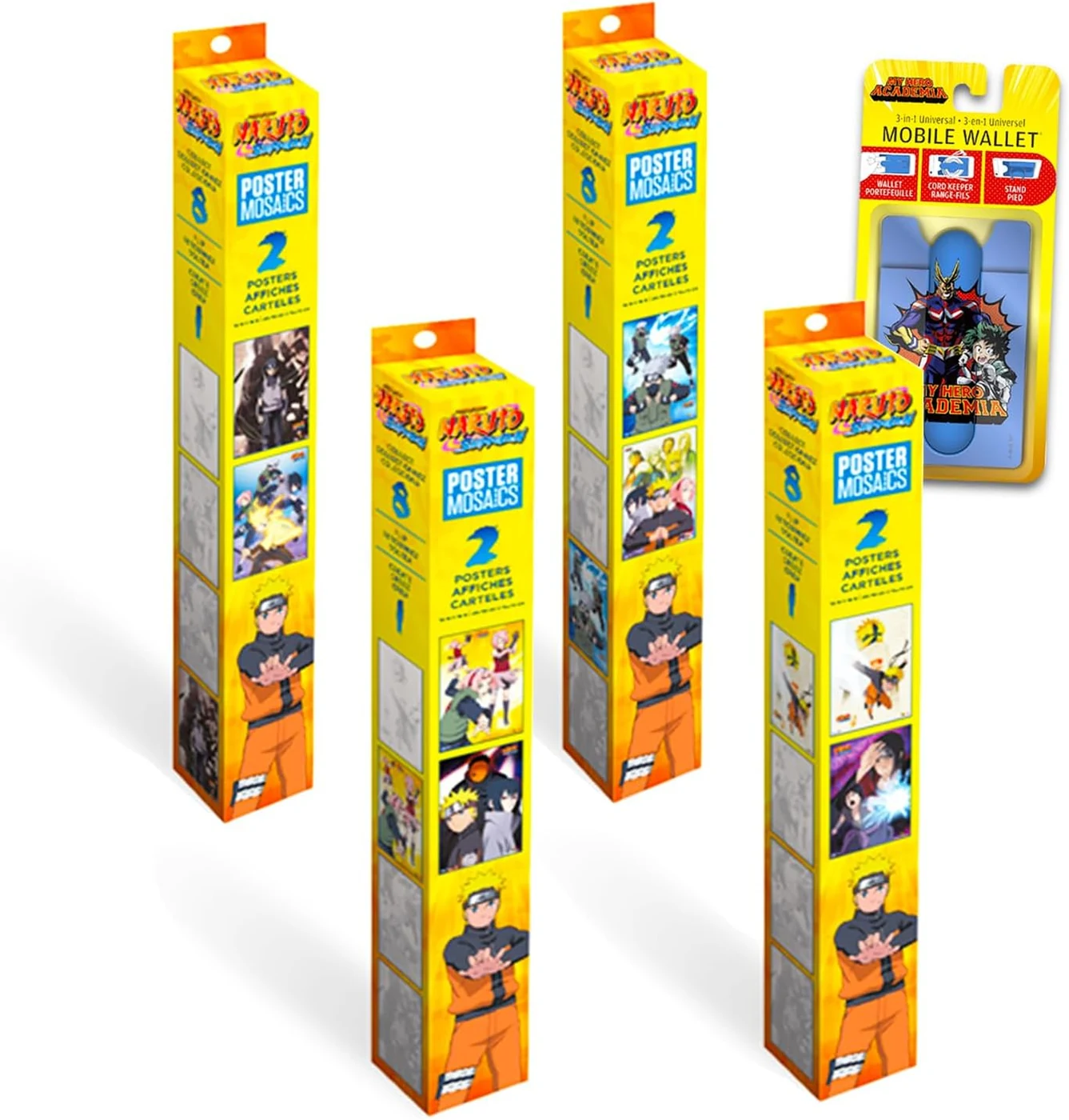 Nintendo Naruto Poster Pack for Walls 8 Pc Collage Bundle