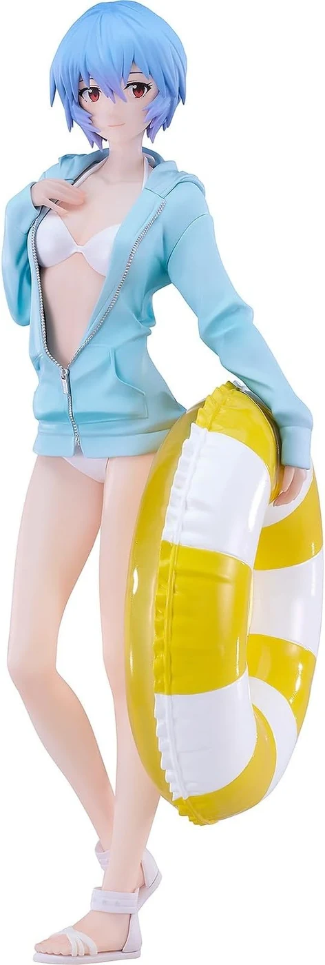 Good Smile Company-Rebuild of Evangelion-POP UP Parade Beach Queens Rei Ayanami L Size Figure