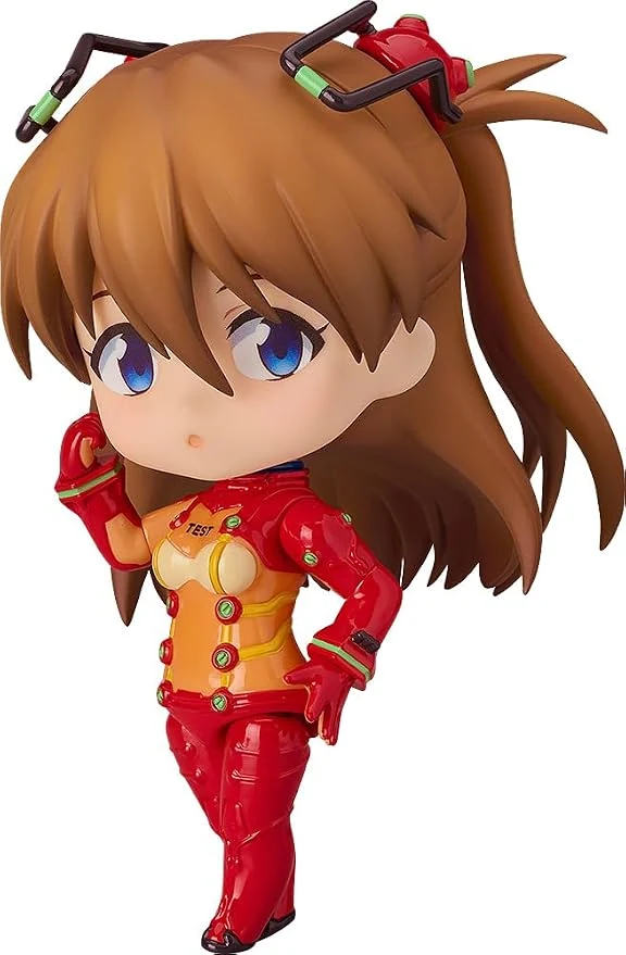GOOD SMILE COMPANY Nendoroid Evangelion New Movie Version Shikinami Asuka Langley Test Suit Ver. Non-scale, Plastic, Painted Action Figure