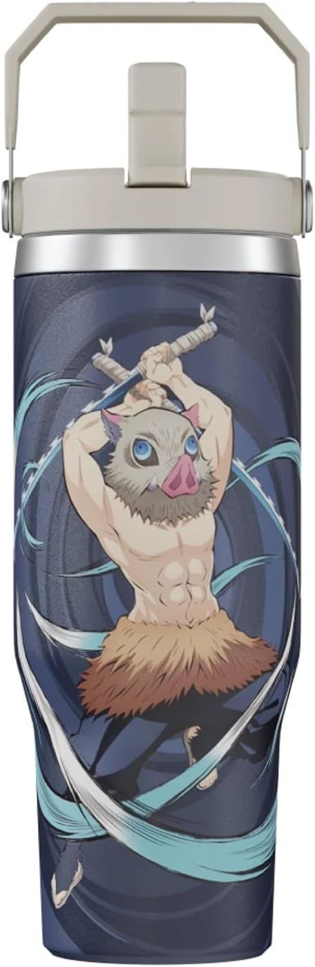 Demon Slayer Kimetsu No Yaiba Inosuke Anime Tumbler, 30 Oz, Stainless Steel