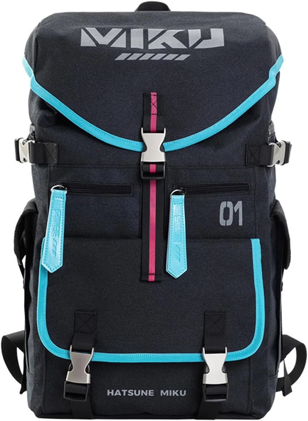 Anime Backpack Collaboration Series for Hatsune Miku, 22L Techwear Travel Backpack Daypack, Backpack for Women and Men