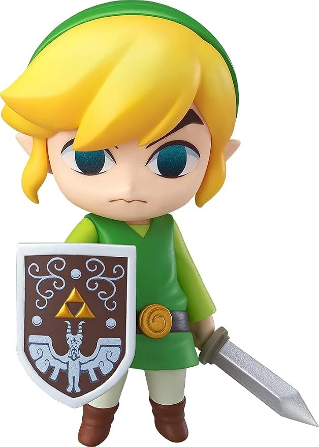 Good Smile Company Legend of Zelda 4 Inch Action Figure Nendoroid - Link The Wind Waker Version