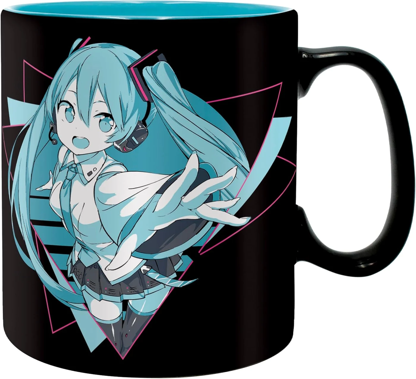 ABYSTYLE Hatsune Miku Mug 16 Oz Ceramic Coffee Tea Mug Perfect Hatsune Miku Merch for Anime Fans,Ideal Gift for Manga Enthusiasts