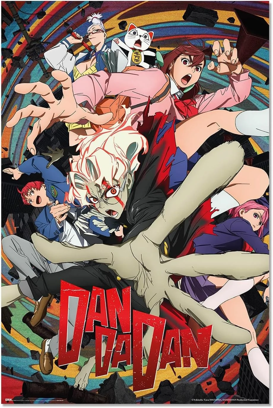 Grupo Erik Poster Art Print Dan Da Dan Season 1 Poster Decoration Living Room or Bedroom Decoration Room Size 61 x 91 cm Official Manga Anime Merch