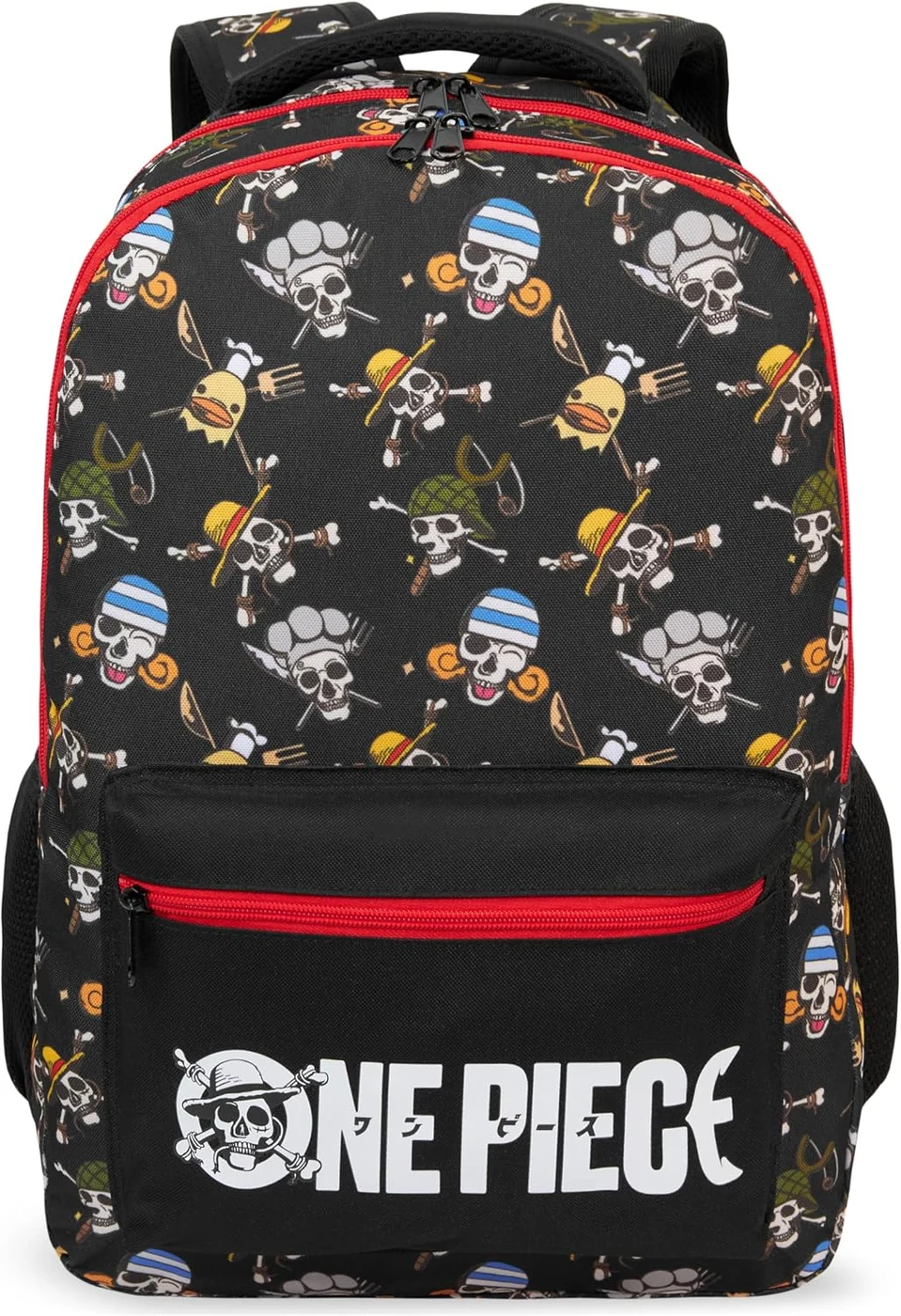Get Trend Pokemon | One Piece | SmileyWorld Kids Backpack for Boys, Anime 18 inch Book Bag, Padded Straps Travel School Bag