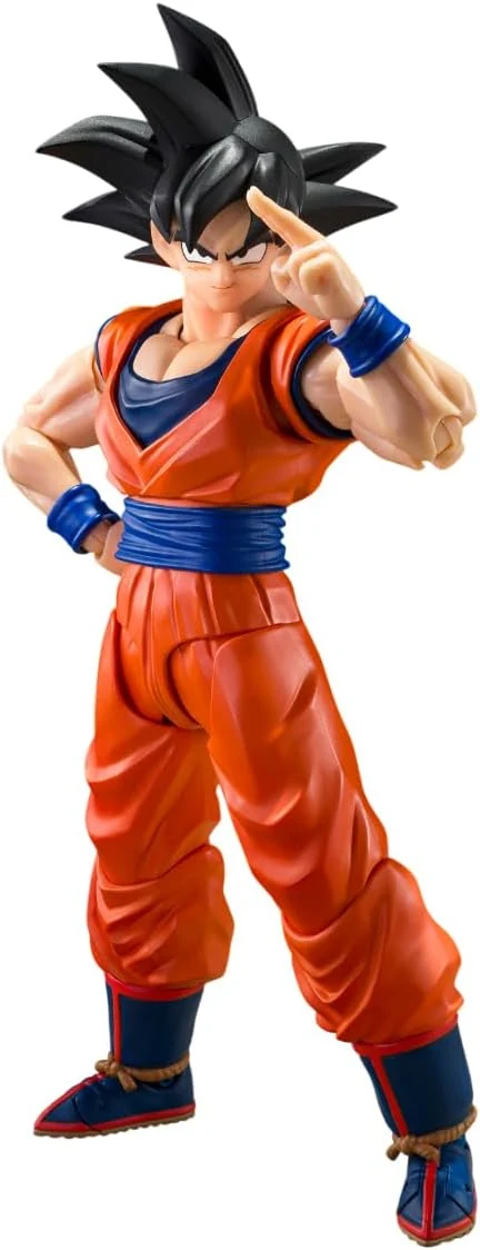 TAMASHII NATIONS - Dragon Ball Z - Son Goku (The Kind-Hearted Saiyan) S.H.Figuarts Action Figure