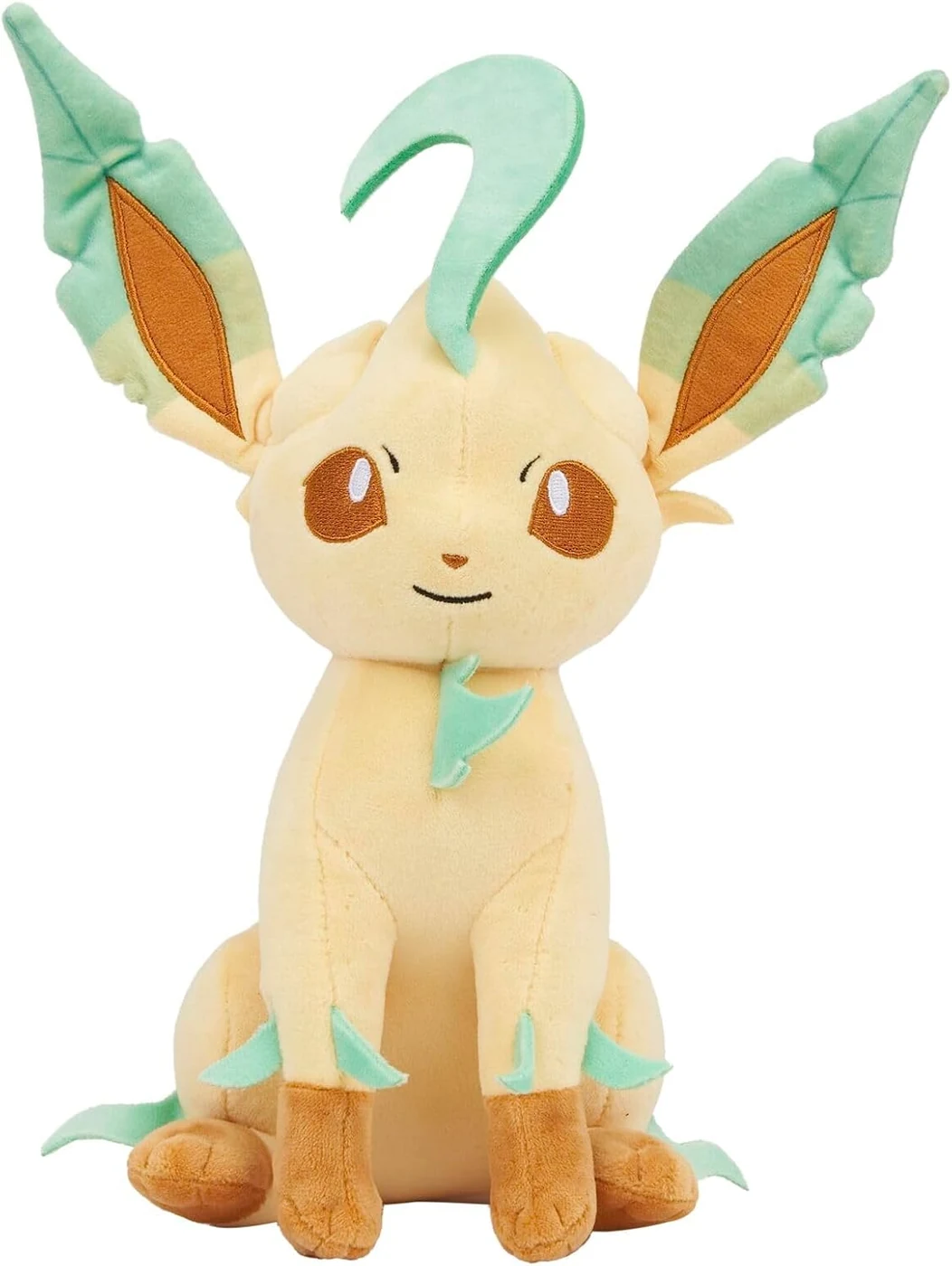 Pokémon Plush 20 cm PKW4578 Leafeon - Yellow/Green - Official Pokemon Clogged Collectable Toy for Children 2+