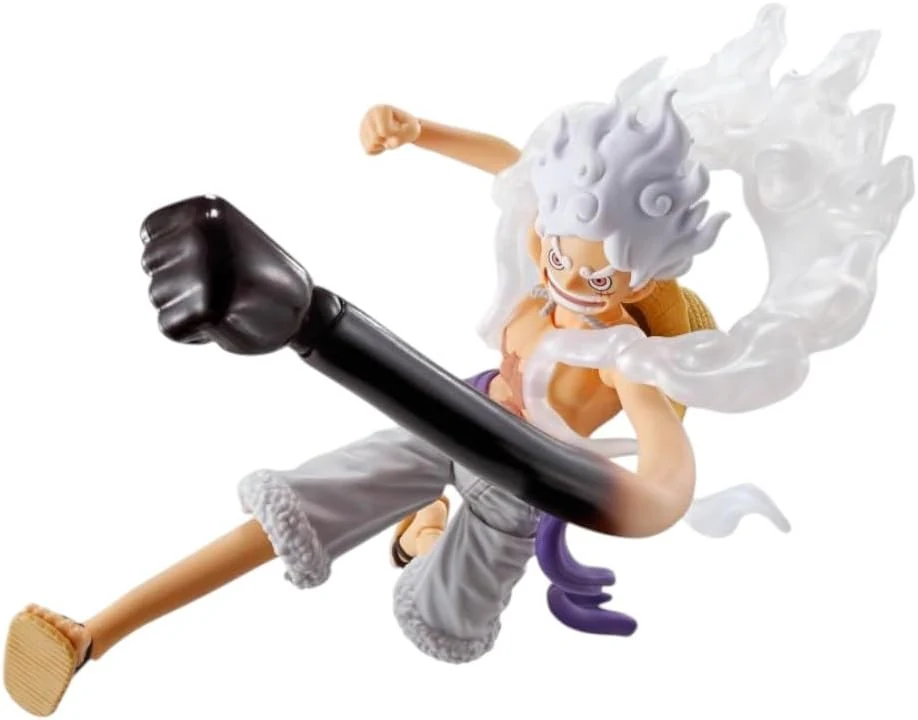 TAMASHII NATIONS One Piece 6 Inch Action Figure S.H. Figuarts Exclusive - Monkey D. Luffy Gear5 Future Island Egghead
