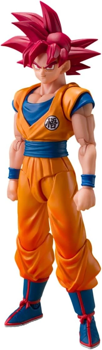 TAMASHII NATIONS - Dragon Ball Super - Super Saiyan God Son Goku (God Aura) S.H.Figuarts Action Figure