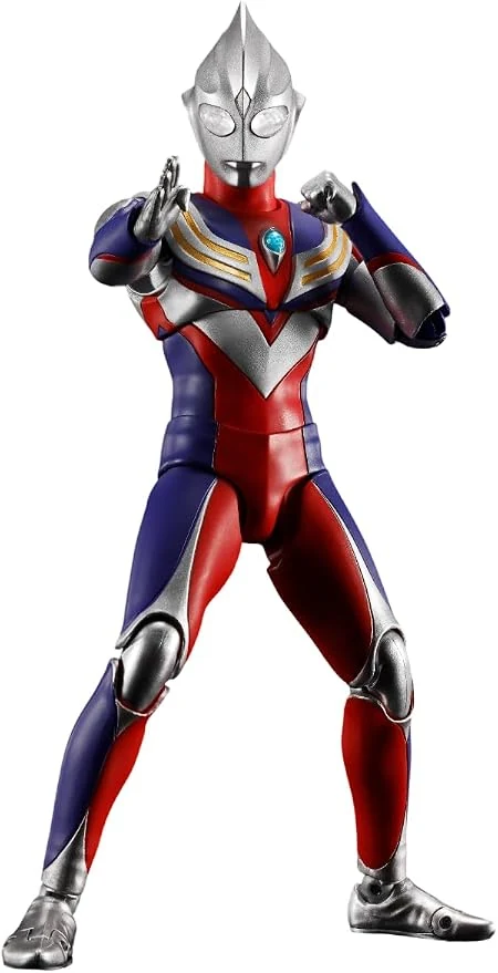 TAMASHII NATIONS - Ultraman - Ultraman Tiga Multi Type 30th Anniversary Edition (Shinkocchou Seihou) S.H.Figuarts Action Figure