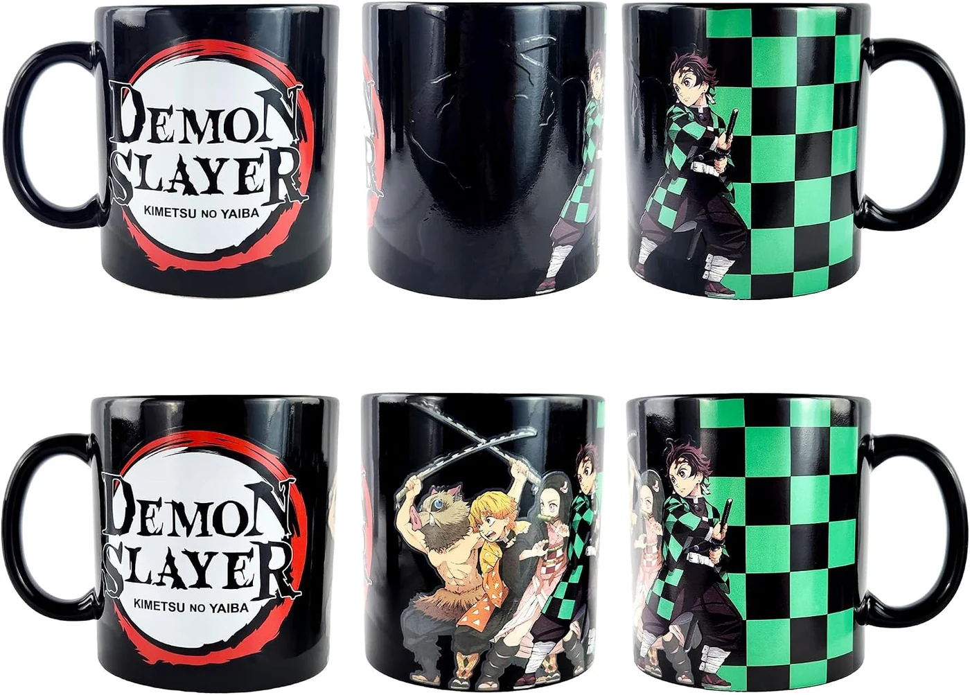 Surreal Entertainment Demon Slayer Manga Merch Mug Thermal Magic Scene Color Changing 15 oz Ceramic Coffee Cup