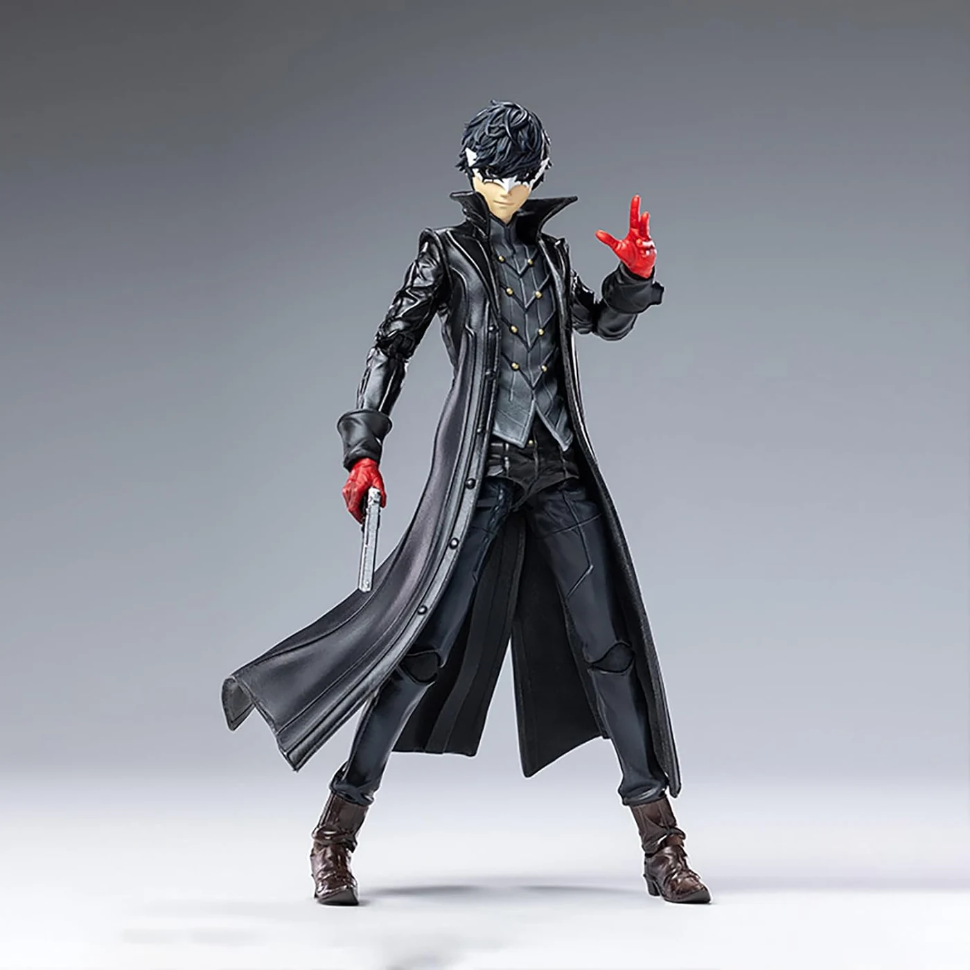 Hiya Genuine License Game Characters 1: 12 Action Figures Kits, Persona 5 Joker, 5.9 in No Assembly Model, Collectible Game Action Figures